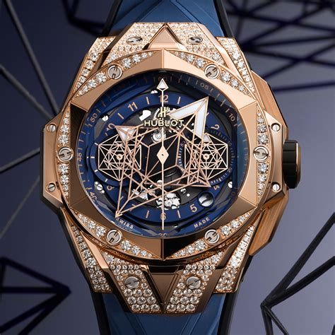 hublot sang bleu white|big bang sang bleu blue.